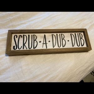 Scrub-A-Dub-Dub Fun Bathroom Sign Decor 🛀